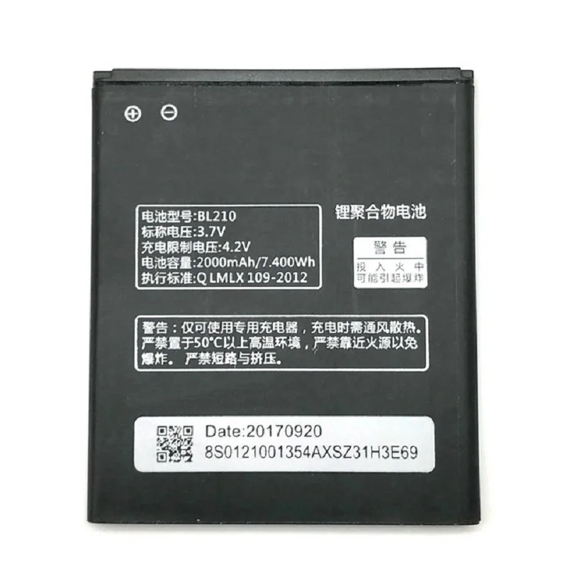 

2018 New BL 210 BL210 Battery For Lenovo A536 A606 S820 S820E A750E A770E A658T S650 A656 A766 Mobile Phone replacement