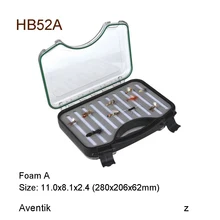 Aventik пластиковый водонепроницаемый fly fishing двухсторонний прозрачный водонепроницаемый кейс для рыбалки fly fishing Box FLY BOX снасти коробка