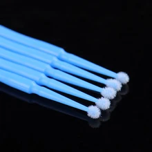 100 шт ватные палочки, Одноразовые Инструменты для наращивания ресниц, индивидуальные аппликаторы для ресниц, кисть для наращивания ресниц, ватные палочки