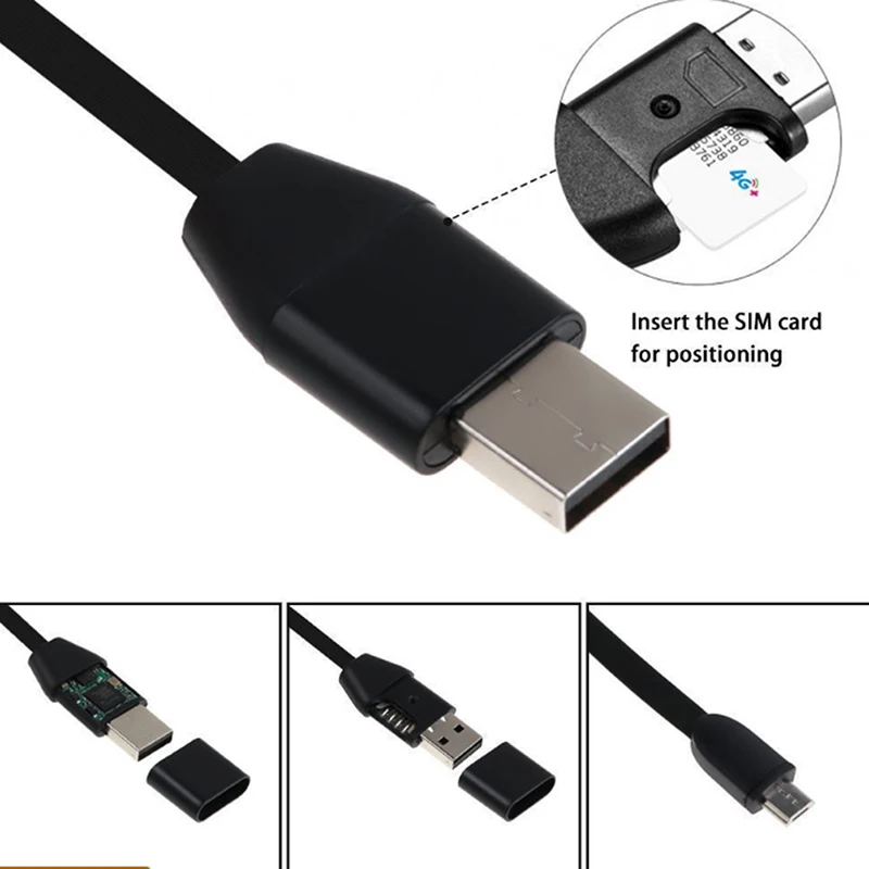 1 قطع سيارة جي بي آر إس تعقب السيارة سيارة تتبع جهاز مايكرو USB كابل الوقت الحقيقي GSM/جي بي آر إس تتبع