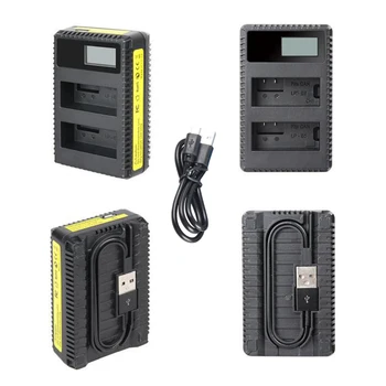 

Dvisi LCD Camera Charger LP-E6 LP-E8 LP-E10 LP-E12 LP-E17 NB-6L NB-10L NP-FW50 NP-BX1 For Sony Canon Camera battery EOS 5DSR 5D