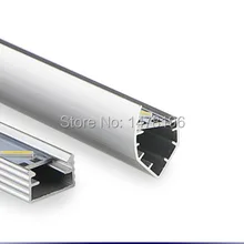 Fanlive 20 шт 72 светодиодный s 7020SMD теплый белый чистый белый крутой, белый, алюминиевый профиль кухня 12 В светодиодный жесткий бар полосы света