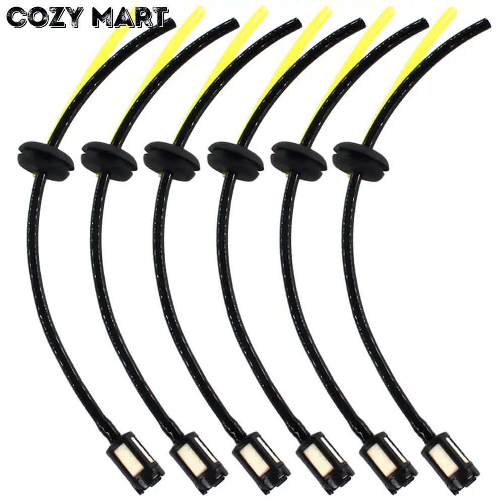 

6 set of Fuel Tank Pipe Tube Filter Kit for 43cc 52cc 40-5, 44-5 430 2 Stroke Brush Cutter