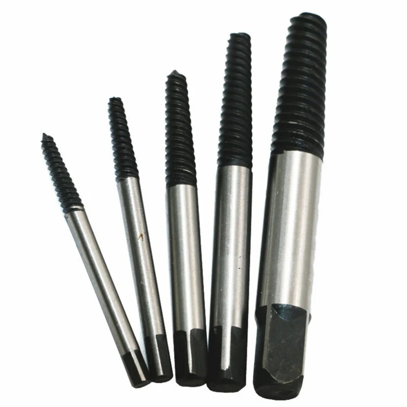 

5pcs/set Screw Extractor set Damaged Broken Screws Removal Tool Used in Removing the Damaged Bolts Drill Bit Screw Extractors