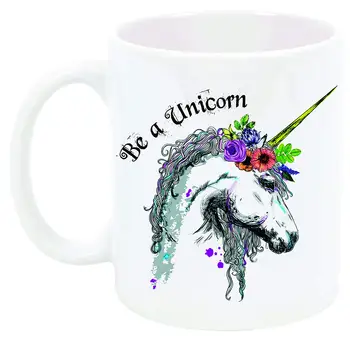 

Be A Unicorn Coffee Mug Tea Cup Great Gift