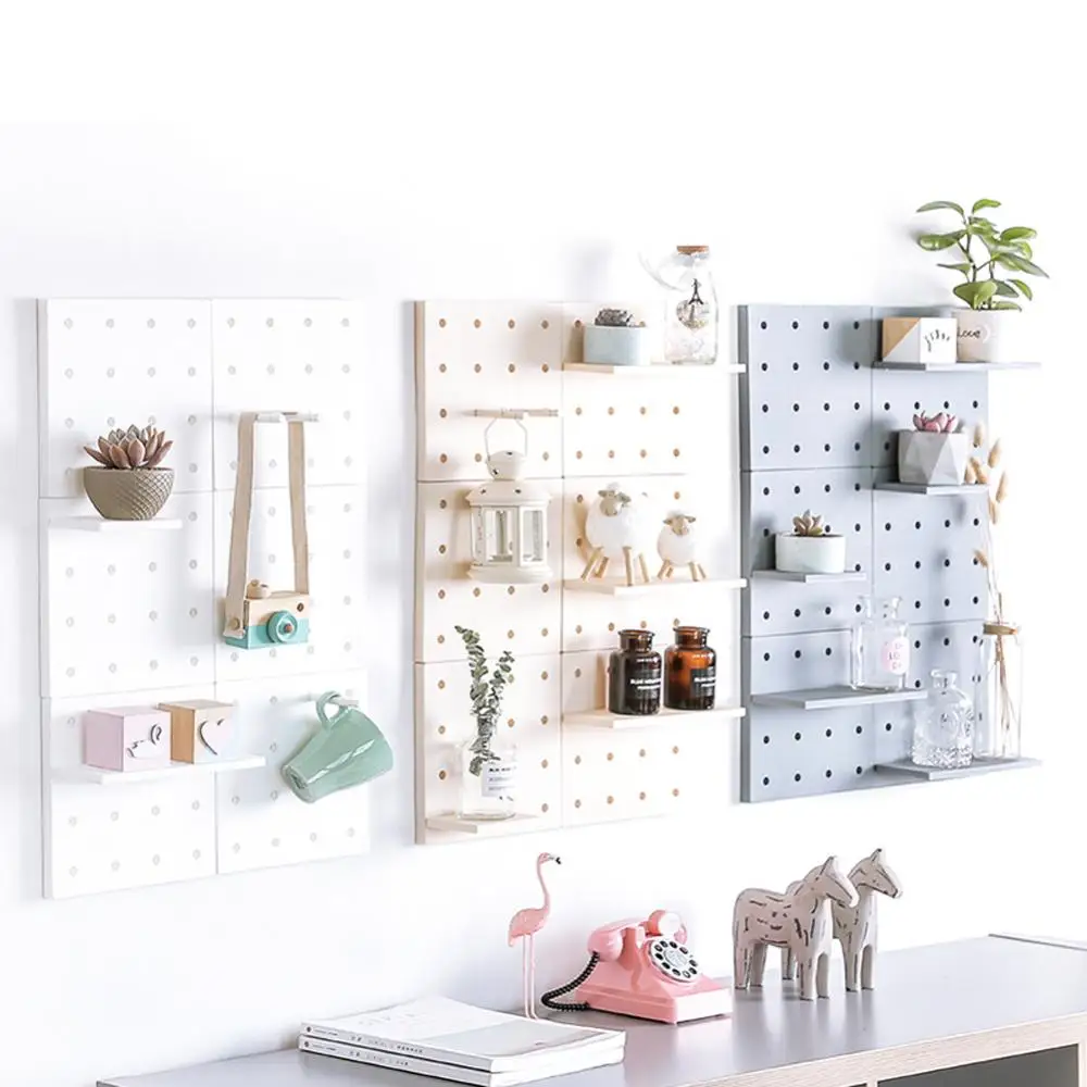 Modern Plastic Storage Rack Decor Living Room Kitchen Wall Hanging Boards Home Storage holder Bathroom bedroom Hanger Rack