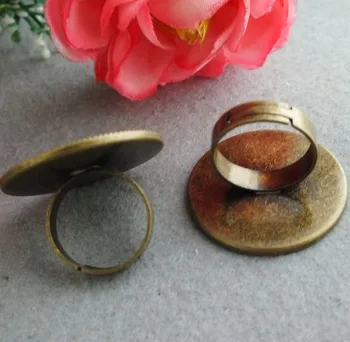 

Open ring 30mm antique bronze plate trays!