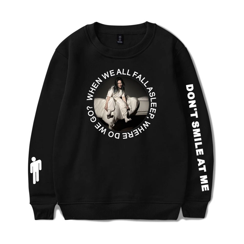 Autumn Billie Eilish Hoodies Round neck Sweatshirt women men Print ...