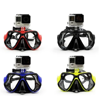 

Professional Underwater Camera Diving Mask Scuba Snorkel Swimming Goggles for GoPro Xiaomi Yi SJCAM Sports Camera accessories