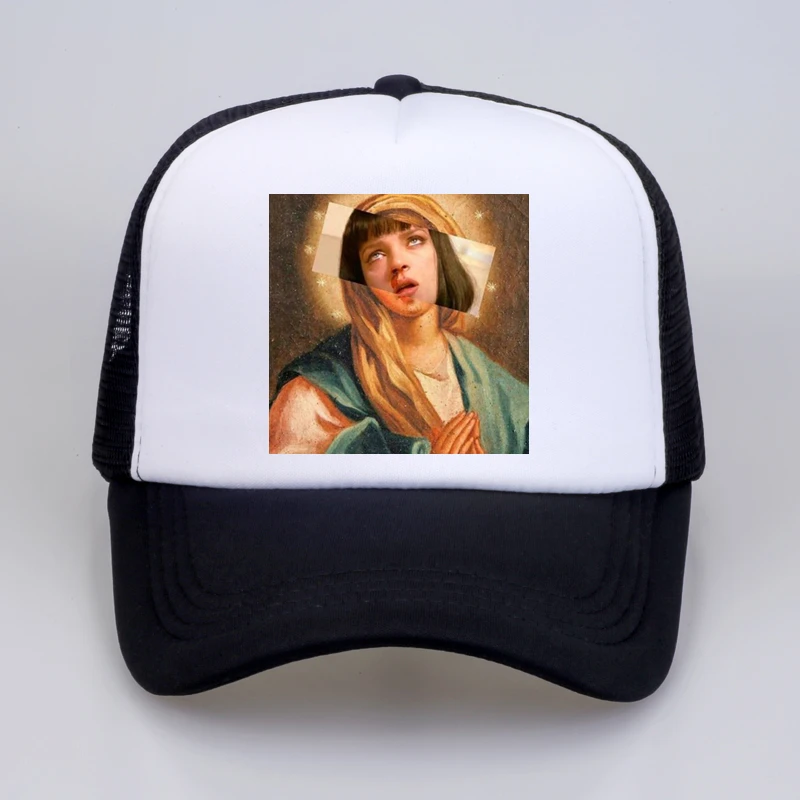 Virgin mary trucker hat Clearance