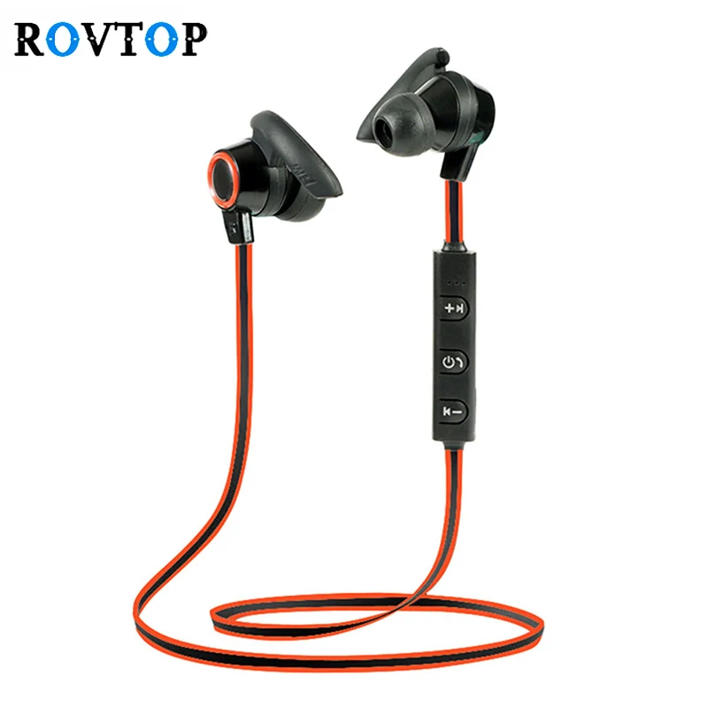 

Rovtop Wireless Bluetooth Headphones Double Stereo IPX4 Waterproof Sport Earphone With Mic Unisex Bluetooth Headset Z2