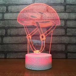 Новинка 3D светодио дный светодиодный ночник прикроватный Творческий горный велосипед шляпа настольная лампа осветительное оборудование