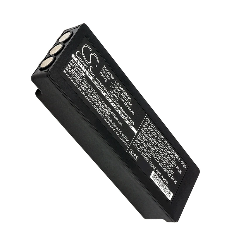 Fassi Akku Batterie 2000mAh für SCANRECO 590 Cifa 790 960 Effer 592