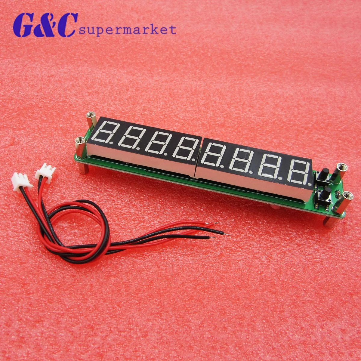 

Digital Frequency Counter Meter 8 Digits 0.56" 0.1MHz to 60MHz Green LED Cymometer RF Signal Input Herz Moduel Tester Detector