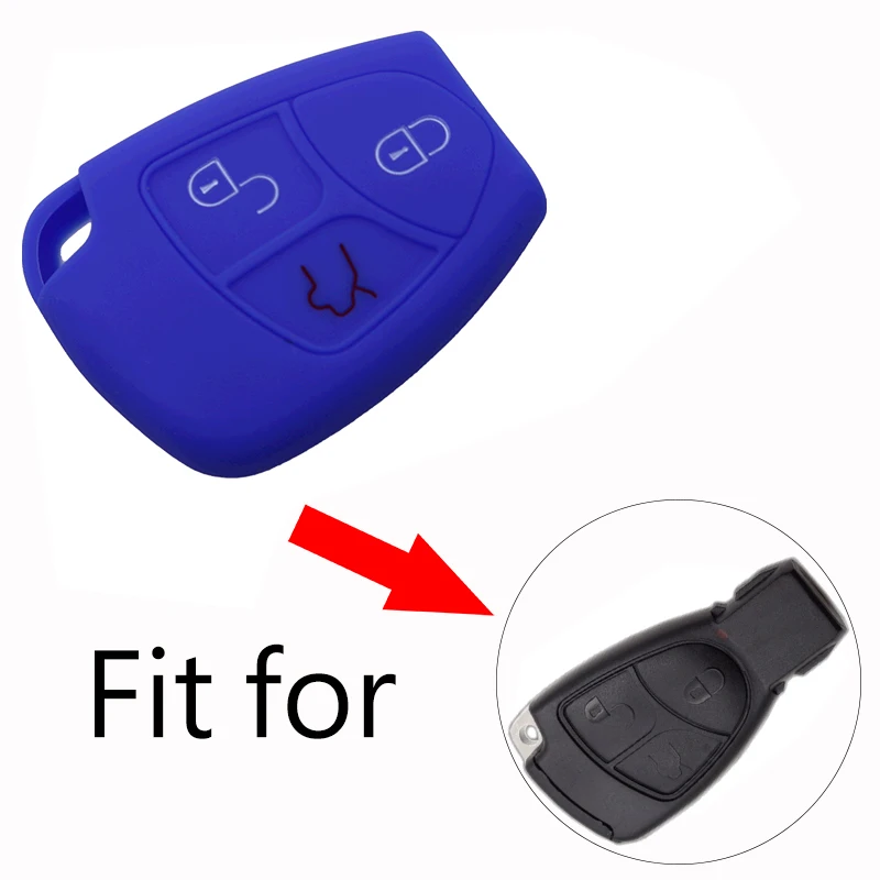 

Car Key Case Cover For Mercedes Benz W169 W203 W204 W211 W210 W124 W202 C200E 260L GLK300 C180 E200 AMG ML CLK Classe Sprinter