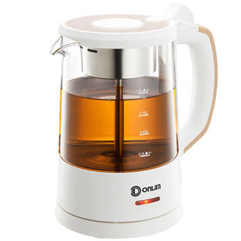 Стеклянный Электрический чайник полностью автоматический чайник S чай m ПИВОВАРЕНИЕ автоматическая изоляция чайник S чай мер - Цвет: Белый