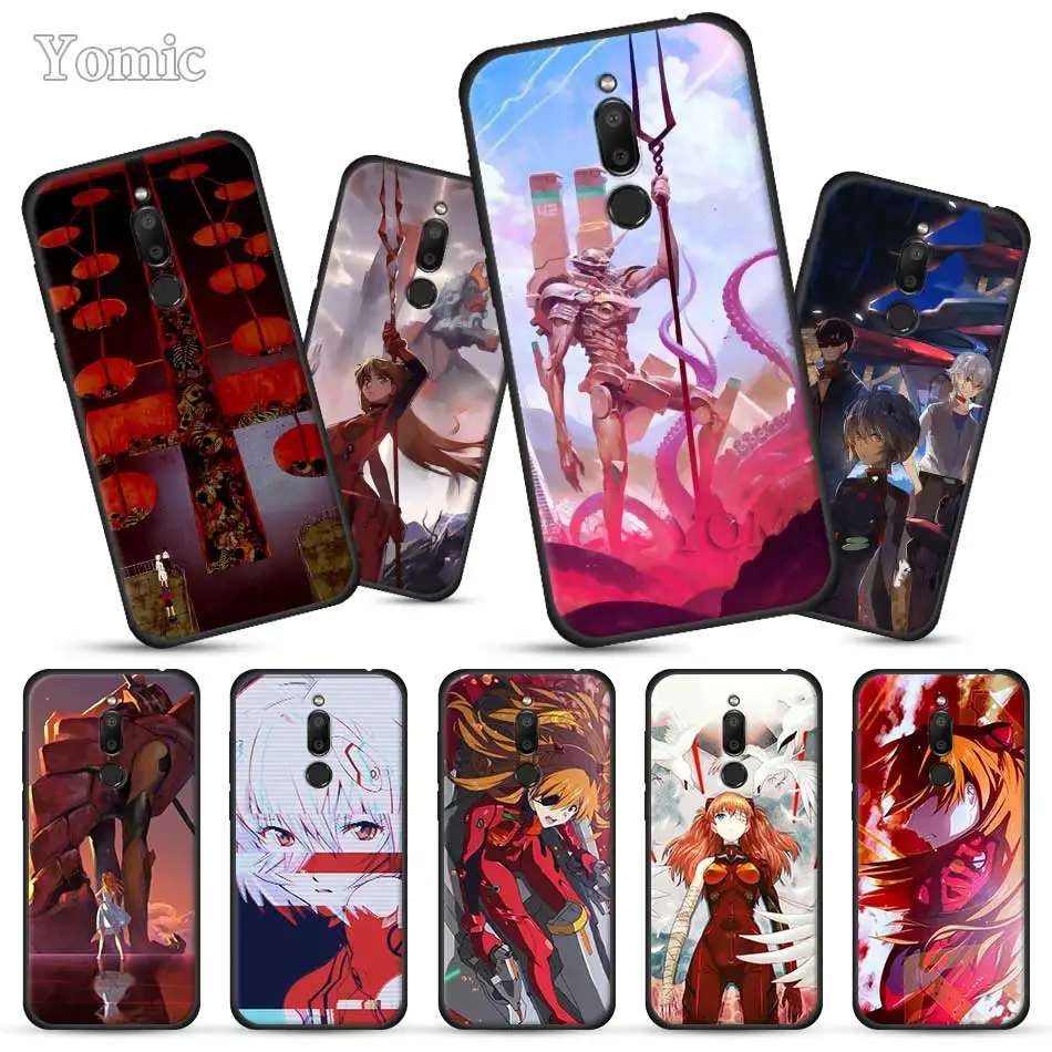 

Neon Genesis Evangelion Black Case for Meizu M6T 16Xs 16S 16th 16X 16 Full Protective Back Cases Silicone Phone Case Cover