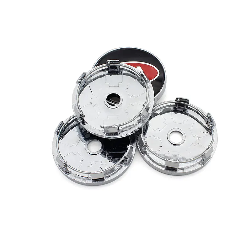 luluda 4Pcs set 60mm Silver KIA Wheel Center Hub Caps 6 0CM Kia Car Sticker Cerato