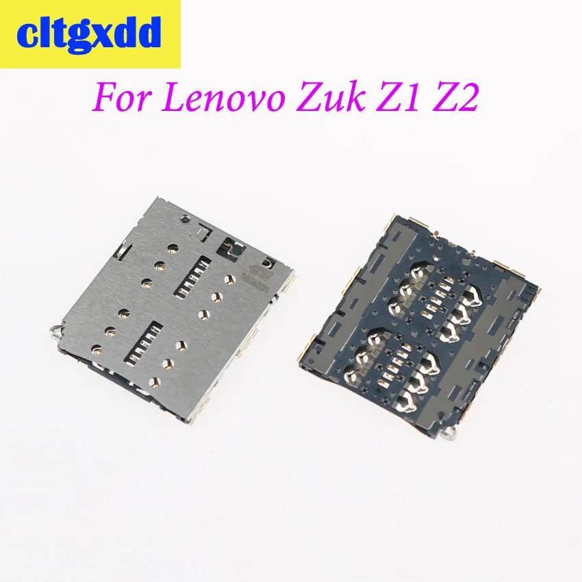 

cltgxdd Sim Card Reader Holder Tray Slot Socket Repair Replacement For Lenovo Zuk Z1 Z2 SIM Card Socket SIM Card Slot Connector