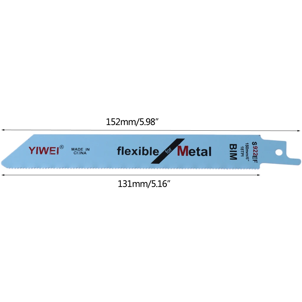 5 шт. 152 мм 6 "Бим S922EF гибкие Sabre пилы для дерева и резки металла