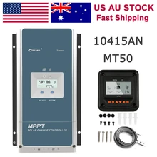 EPEVER 100A MPPT Solar Charge Controller 48V 36V 24V 12V Backlight LCD PV 150V Solar Panel Input Regulator Tracer 10415AN 30a epever mppt solar tracking regulator epsolar 12v 390w 24v 780w tracer3210an mt50 remote meter solar charging controller