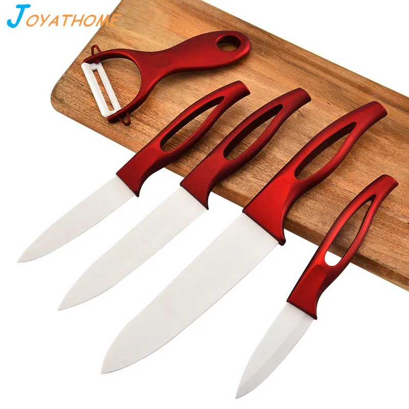 Joyathome Керамика Ножи комплект Кухня подарки нарезанная слоями Мясник Куто Ceramique
