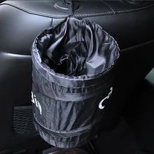 Автомобиль может упаковать мешок водонепроницаемый автомобиль мусор черный мешок для маленьких герметичных Автомобильная сумка-холодильник автомобильный мусорный пакет с боковым карманом
