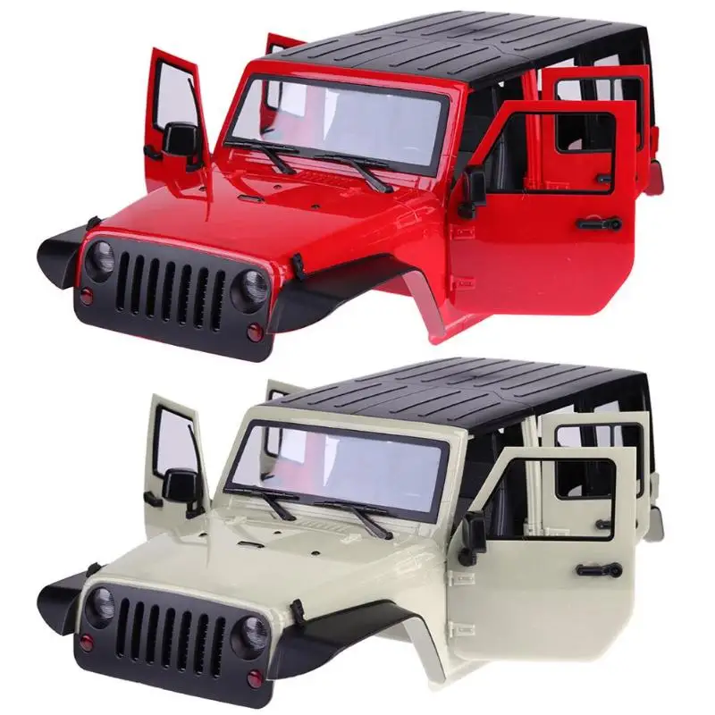 

Hard Plastic Car Shell for 1/10 RC Rock Crawler Axial SCX10 Wheelbase 313mm White&red Remote Car Accessories&Props
