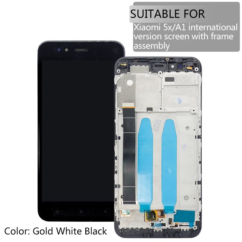  LCD Display Touch Screen with Frame For Xiaomi Mi 5X Mi A1 5.5'' Mi5X MiA1 4GB 32GB 64GB Replacemen