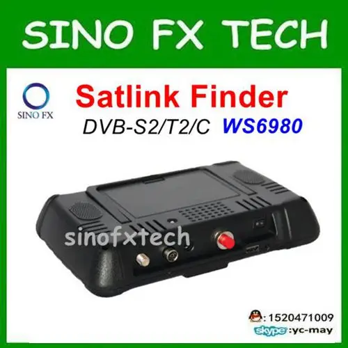 Satlink последний WS6980 DVB-S2+ DVB-C+ DVB-T2 комбо спутниковый искатель ws-6980 для ТВ сигнала