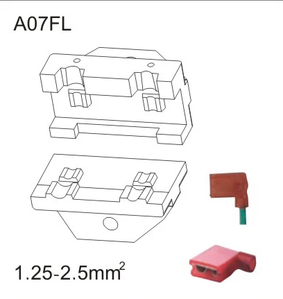 Обжимные умирает A30J A30JC A03 VA-0256BJ A07FL A06WF2C A04WFL A26TW A16WF A05FL/A-FL A625GFL A35WF A03B A03BC A1016 - Цвет: A07FL