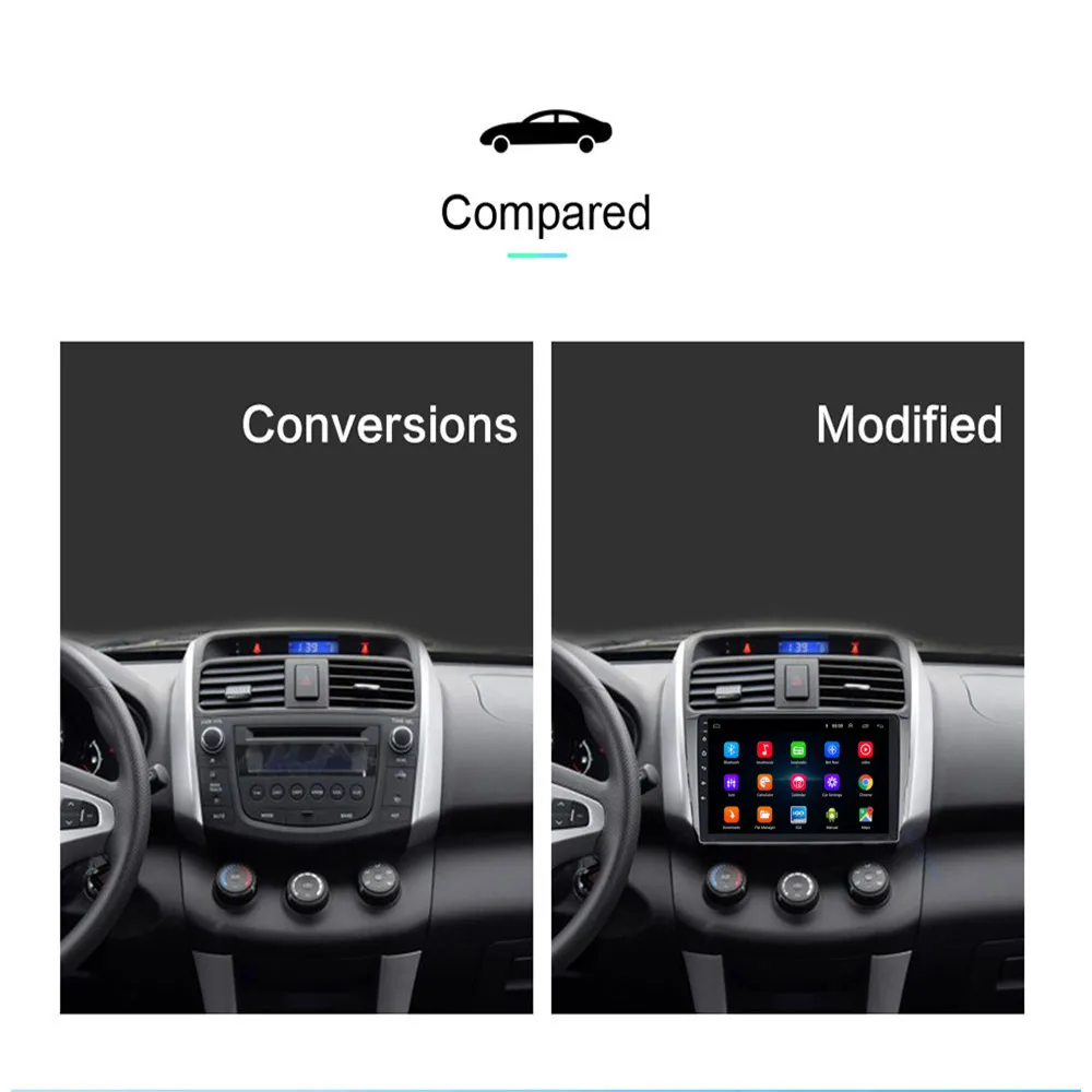 Cheap Android 8.1 GO car DVD radio multimedia player for Lifan X60 2011 2012 2013 2014 2016 2017 2018 Car radio GPS navigation player 1