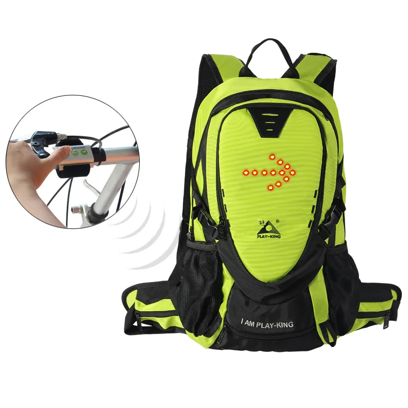 

Travel Safety LED Reflective Backpack Bag Mochila Nylon Rainproof Schoolbags for Teenagers LED Safety Students Backpack Bag