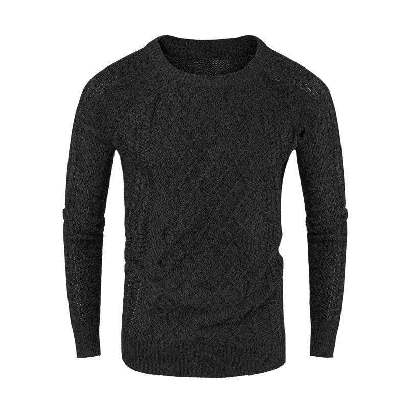 Fashion Men Warm Knit Pullover Sweater Jumper Casual Mens Crew Neck Slim Long Sleeve Knitted Sweater Tops Male Clothes XXL
