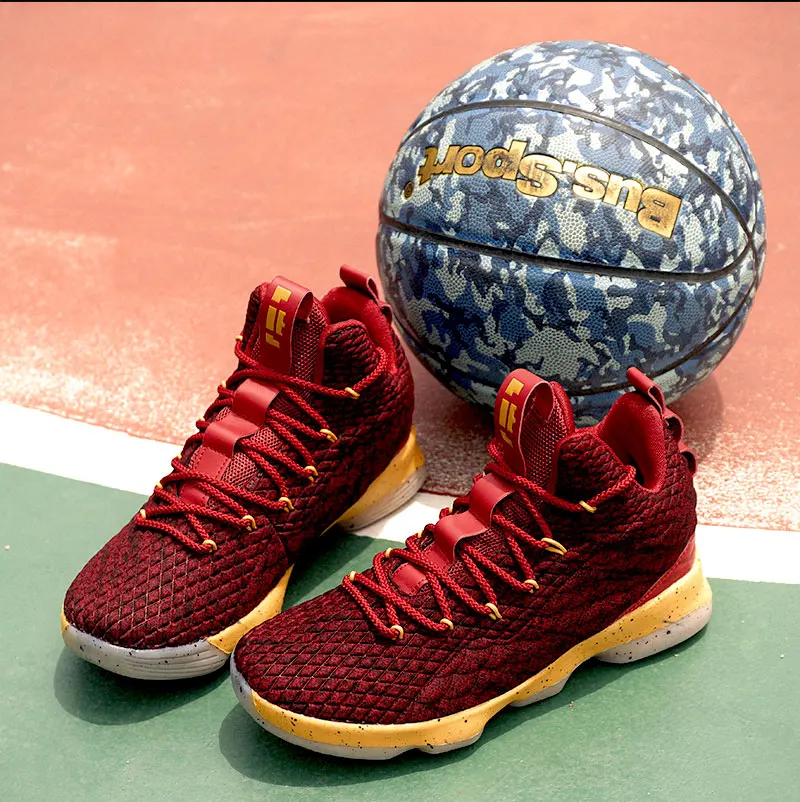 HOMASS Lebron баскетбольные кроссовки мужские противоударные высокие спортивные ботинки для тренировок уличные ботильоны мужские кроссовки спортивная обувь