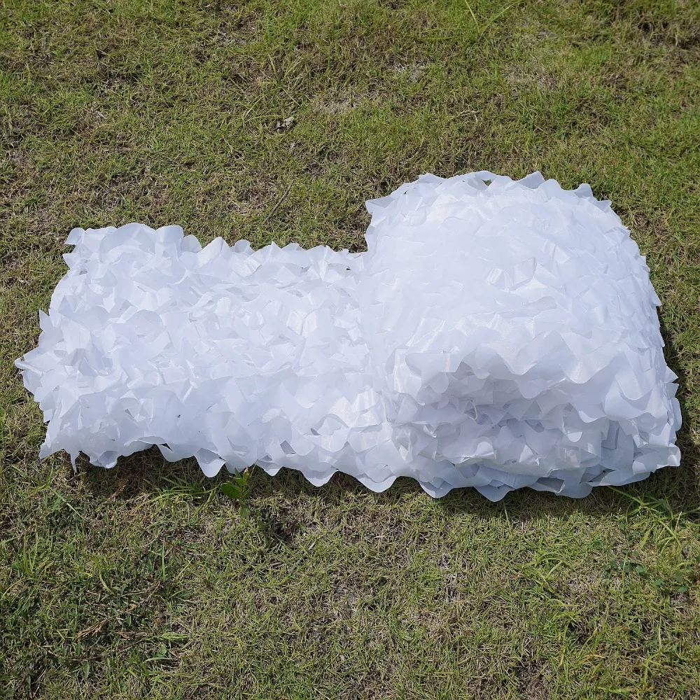 2M X 4M Pure White Camouflage Netting Camo Cover for Military