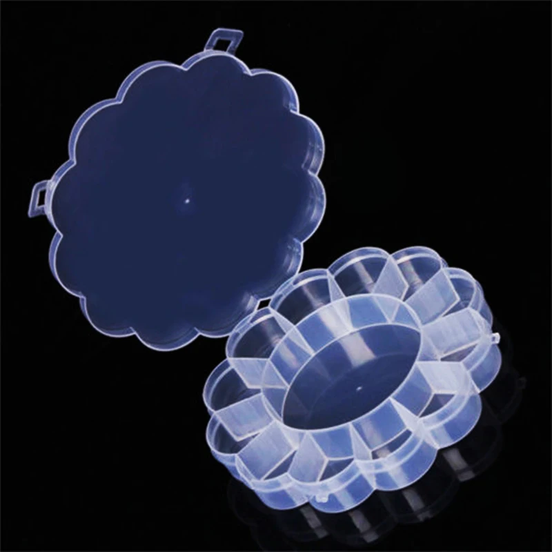 

1Pcs 13 Slots Compartment Organizer Durable Plastic Storage Box Container Adjustable Jewelry Storage Case Box Free Shipping