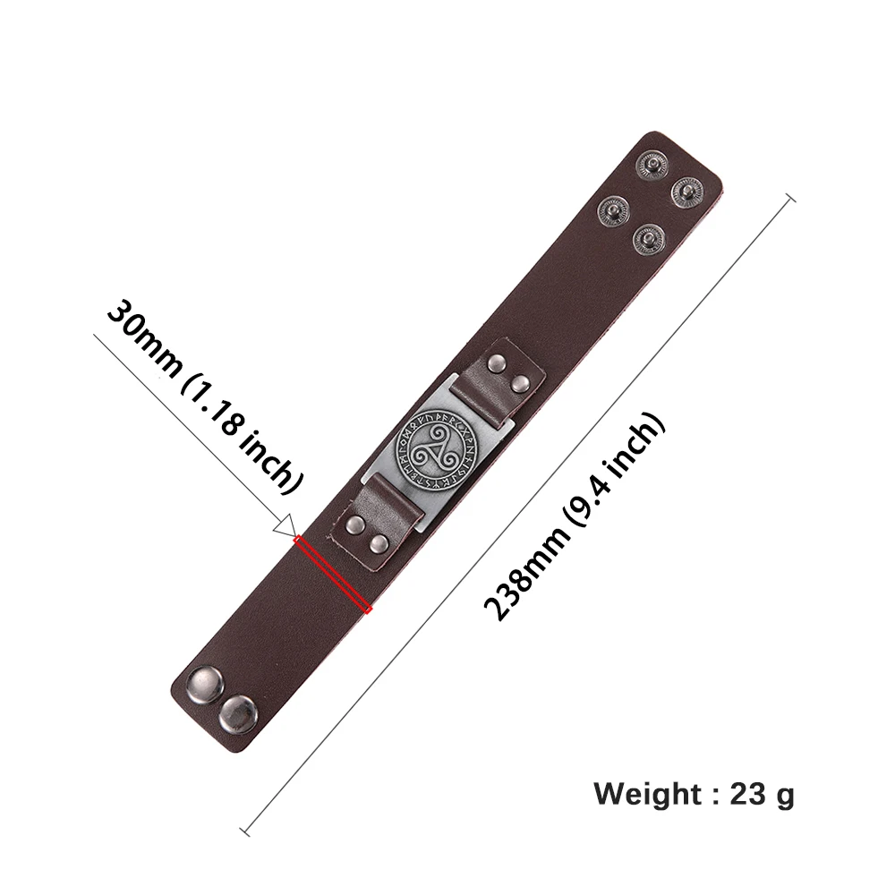 Teamer, винтажный кельтский символ, трискель, металлические браслеты для женщин и мужчин, натуральная кожа, Браслет-манжета, браслет, Wicca, руны, амулет, ювелирное изделие