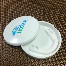 Отбеливающие прочные Адаптируемые для взрослых Второго Поколения Силиконовые имитации зубов верхние зубные протезы брекеты