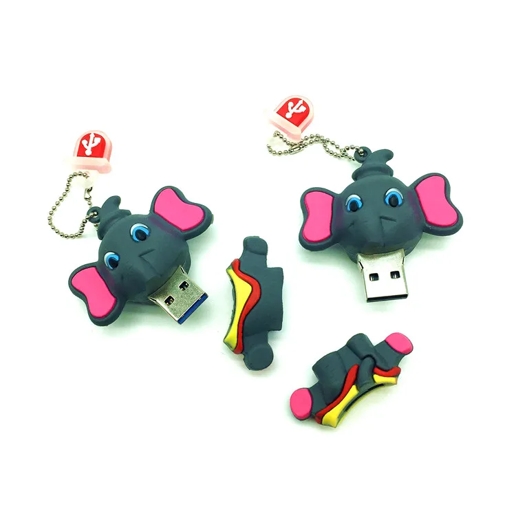 2018 Новый накопитель usb слон флешки 64 ГБ флэш-накопитель usb флэш-накопитель Pen памяти U диск 8 ГБ 16 ГБ 32 ГБ Внешние запоминающие устройства