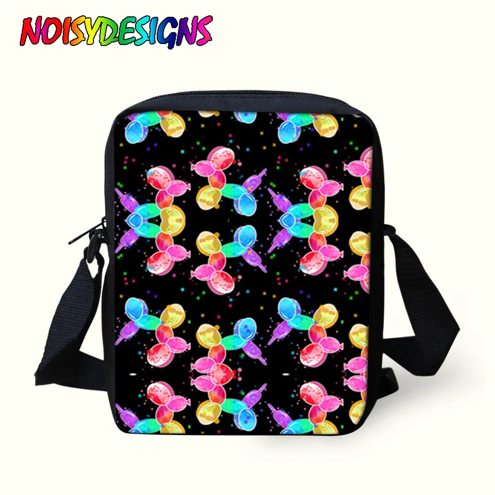 NOISYDESIGNS мини сумки воздушные шары собаки мультфильм через плечо для женщин
