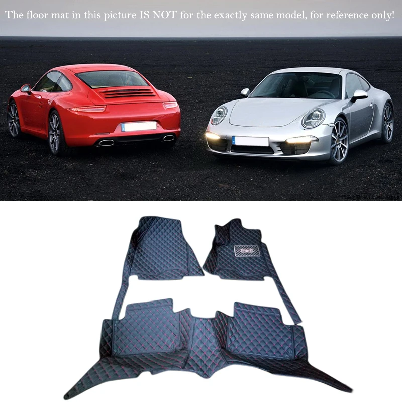 12 15 For Porsche 911 2012 2013 2014 2015 Quality Leather Accessories Interior Carpets Cover Car