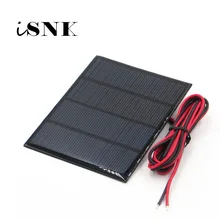 18V 1.5Watt with 100cm extend cable Solar Panel Polycrystalline Silicon DIY 12V Battery Charger Module Mini Solar Cell wire toy