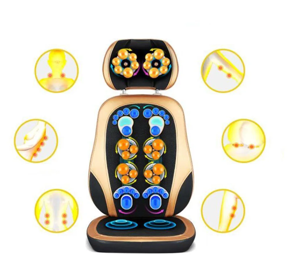 US $122.18 Cervical massage device fullbody massage pad cushion household multifunctional massage chair