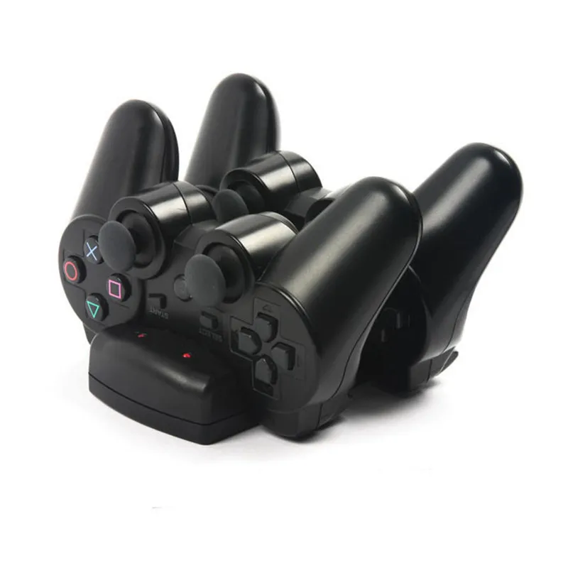 Зарядная док станция 2 в 1 для Sony PS PS3 беспроводной контроллер перемещения