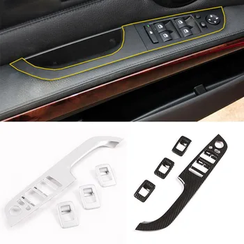

car styling for 2005-2012 BMW 3 series E90 Car Window Glass lift button switch frame trim sticker