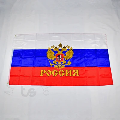 Русский русский москвицкий флаг баннер Синий 3x5 футов 90*150 см висящий Национальный флаг для домашнего декора - Цвет: Белый