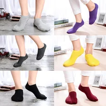 2 пары/партия, новинка года, женские носки однотонные невидимые носки женские короткие носки, тапочки летние тонкие нескользящие носки для женщин