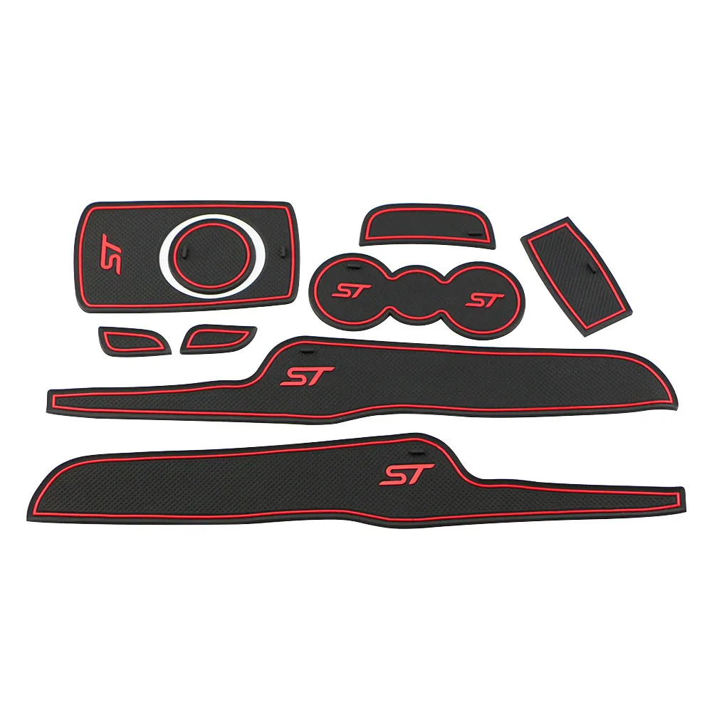 

Jameo Auto Silicone Car Door Groove Mat Anti Slip Door Mats for Ford New Fiesta 2009 2010 2011 2012 2013 2014 2015 Accessories