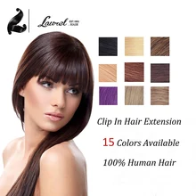 Clip In Remy Human font b Hair b font Extensions Full Head 70g 80g 100g 7Pcs